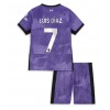 Liverpool Luis Diaz #7 3rd Trikot 2023-24 Kurzarm (+ kurze hosen)